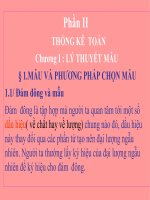 xác xuất thống kê thống kê mẫu