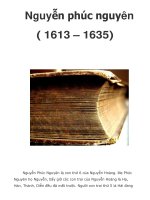 Nguyễn phúc nguyên ( 1613 – 1635) doc