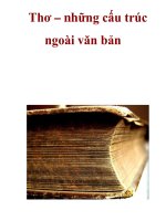 Thơ – những cấu trúc ngoài văn bản _3 ppt