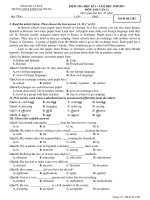 KIỂM TRA HỌC KÌ I – NĂM HỌC 2010-2011 MÔN ANH VĂN 12 - Mã đề thi 1202 pdf