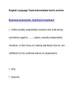 English Language Tests-Intermediate level''''s archiveBusiness buzzwords pps