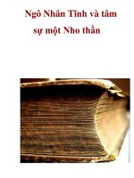 Ngô Nhân Tĩnh và tâm sự một Nho thần _1 doc