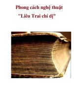 Phong cách nghệ thuật 