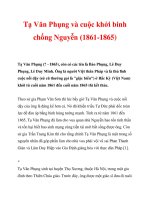 Tạ Văn Phụng và cuộc khởi binh chống Nguyễn (1861-1865) docx