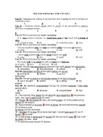 BÀI TẬP KIỂM TRA ANH VĂN SỐ 2 potx