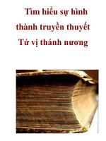 Tìm hiểu sự hình thành truyền thuyết Tứ vị thánh nương _4 pps