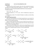 KỸ THUẬT SẢN XUẤT CHẤT DẺO - PHẦN 1 CÔNG NGHỆ SẢN XUẤT MỘT SỐ POLYMER TRÙNG HỢP - CHƯƠNG 2 ppt