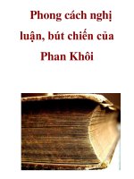 Phong cách nghị luận, bút chiến của Phan Khôi _4 pdf