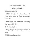 Giáo án tiếng việt lớp 5 - Tiết 8 BÀI LUYỆN TẬP pot