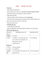 Giáo án Tập đọc lớp 3: Đề bài: KHI MẸ VẮNG NHÀ ppsx