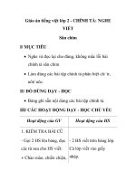 Giáo án tiếng việt lớp 2 - CHÍNH TẢ: NGHE VIẾT Sân chim ppsx