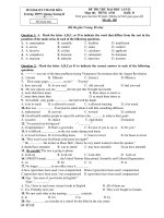 ĐỀ THI THỬ ĐẠI HỌC LẦN II Mụn thi: TIẾNG ANH Khối: D docx