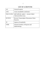several epidemiological characteristics of acute encephalitis syndrome suspected to be caused by banna virus in some provinces of vietnam