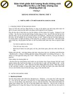 Giáo trình phân tích lượng thuốc kháng sinh trong điều trị thú y với triệu chứng của choáng phản vệ p1 pps