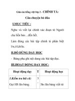 Giáo án tiếng việt lớp 2 - CHÍNH TẢ: Câu chuyện bó đũa ppt