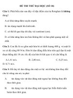 ĐỀ THI THỬ ĐẠI HỌC SỐ 18. pps