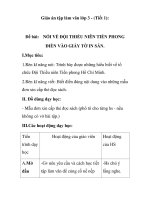 Giáo án tập làm văn lớp 3 - Đề bài: NÓI VỀ ĐỘI THIẾU NIÊN TIỀN PHONG ĐIỀN VÀO GIẤY TỜ IN SẴN docx