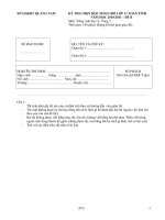 KỲ THI CHỌN HỌC SINH GIỎI LỚP 12 TOÀN TỈNH NĂM HỌC 2010-2011 – ĐỀ B doc