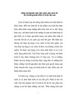 Giáo trìnhphân tích bối cảnh nền kinh tế thị trường phát triển ở trình độ cao p1 doc
