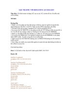 Bài Lab LỌC TRAFFIC VỚI REFLEXIVE ACCESS-LIST pptx