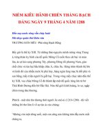 NIỀM KIÊU HÃNH CHIẾN THẮNG BẠCH ĐẰNG NGÀY 9 THÁNG 4 NĂM 1288_1 ppsx