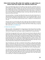 Giáo trình hướng dẫn phân tích nghiệp vụ ngân hàng và thanh toán trực tuyến trên internet check free p1 ppt