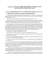 Chuyên đề 4: LÝ LUẬN HÌNH THÁI KINH TẾ XÃ HỘI VÀ CON ĐƯỜNG ĐI LÊN CNXH Ở VIỆT NAM pdf