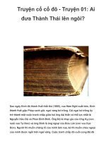 Truyện cổ cố đô - Truyện 01: Ai đưa Thành Thái lên ngôi? _5 ppsx