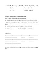 Đề Thi Tuyển Sinh Vào Lớp 10 Chuyên Anh Năm học : 2010 - 2011 Môn Thi: Tiêng Anh doc