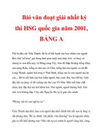 Bài văn đoạt giải nhất kỳ thi HSG quốc gia năm 2001, BẢNG A_2 doc