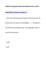 English Language Tests-Intermediate level''''s archiveBoat/Sailing Common Phrases (1) pptx