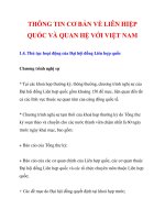 THÔNG TIN CƠ BẢN VỀ LIÊN HIỆP QUỐC VÀ QUAN HỆ VỚI VIỆT NAM_3 docx
