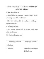 Giáo án tiếng việt lớp 5 - Kể chuyện : KỂ CHUYỆN ĐÃ NGHE, ĐÃ HỌC pptx