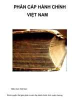 PHÂN CẤP HÀNH CHÍNH VIỆT NAM _2 pot