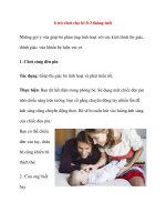 6 trò chơi cho bé 0-3 tháng tuổi doc