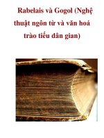 Rabelais và Gogol (Nghệ thuật ngôn từ và văn hoá trào tiếu dân gian) _3 potx
