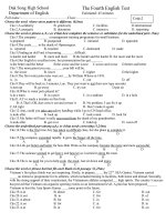 The Fourth English Test ppsx