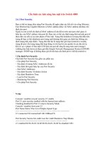 Cấu hình các tính năng bảo mật trên Switch 4000 ppt