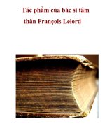 Tác phẩm của bác sĩ tâm thần François Lelord _3 pot