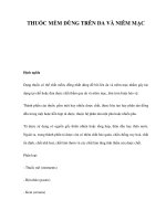 THUỐC MỀM DÙNG TRÊN DA VÀ NIÊM MẠC pot