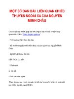 MỘT SỐ DÀN BÀI LIÊN QUAN CHIẾC THUYỀN NGOÀI XA CỦA NGUYÊN MINH CHÂU_1 ppsx