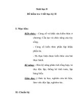 Sinh học 8 Đề kiểm tra 1 tiết học kỳ II pps