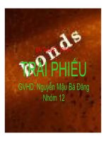 Thuyết trình: Trái phiếu (2014)