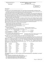 ĐỀ THI THỬ ĐẠI HỌC, CAO ĐẲNG NĂM 2011 MÔN TIẾNG ANH - Mã đề thi 369 pot