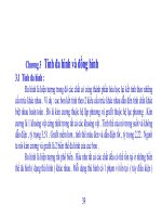 GIÁO TRÌNH TINH THỂ HỌC - CHƯƠNG 3 docx