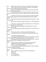 Đề thi và đáp án Sinh học: Quá trìn chọn lọc tự nhiên pps