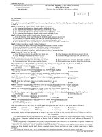 ĐỀ THI THỬ ĐẠI HỌC, CAO ĐẲNG NĂM 2011 MÔN TIẾNG ANH - Mã đề thi 897 pptx