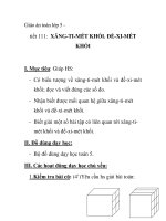 Giáo án toán lớp 5 - tiết 111: XĂNG-TI-MÉT KHỐI. ĐỀ-XI-MÉT KHỐI pps