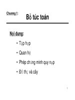 Tin học lý thuyết - Chương 1 potx