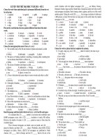 LUYỆN THI THỬ ĐẠI HỌC NĂM 2011 – SỐ 2 pptx